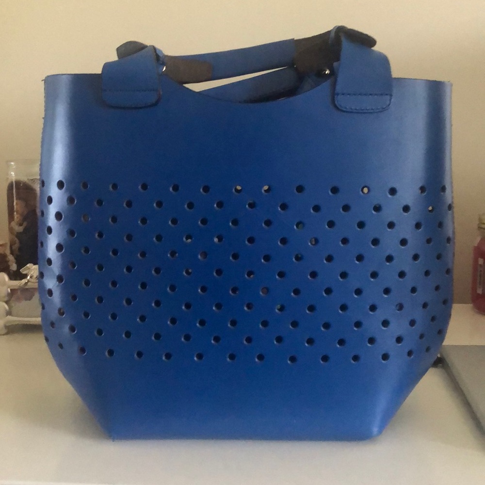 Zara blue bag